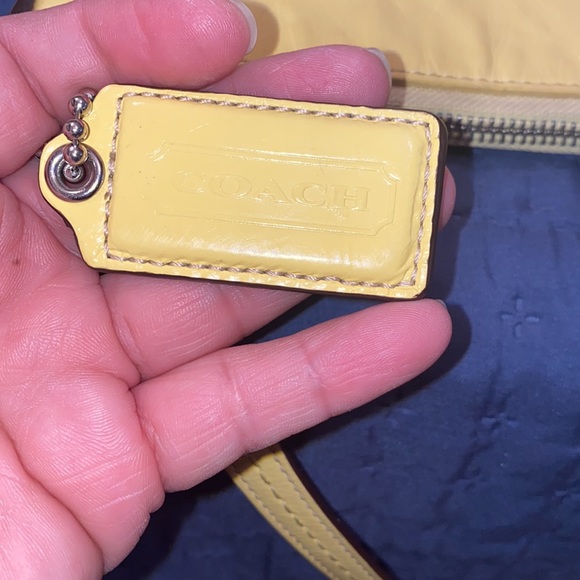 Coach Yellow Monogram Purse - Picture 9 of 9